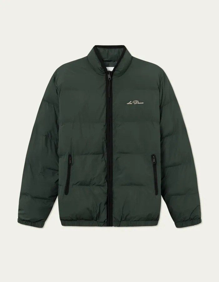 Men Newport Padded Jacket 8211 Pine Green Les Deux JacketsCoats