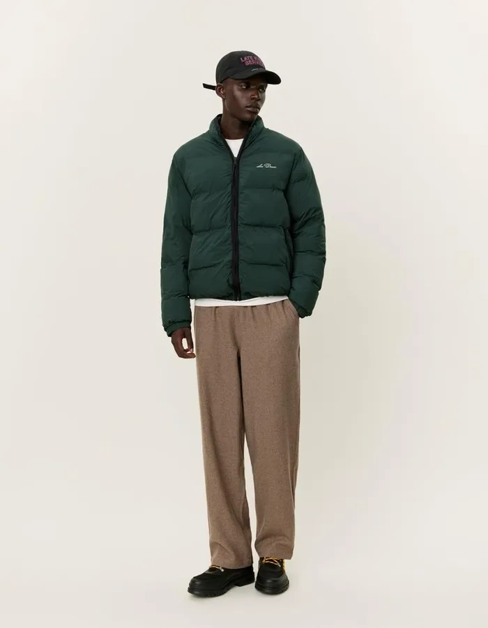 Men Newport Padded Jacket 8211 Pine Green Les Deux JacketsCoats