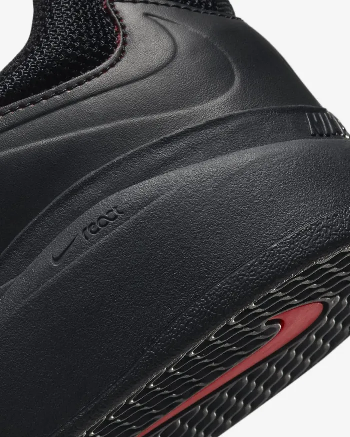 Men Nike All Shoes SB Ishod Premium Blackblackblackuniversity Red