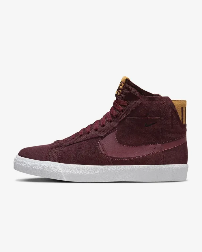 Men Nike All Shoes SB Zoom Blazer Mid Premium Night Maroonnight Maroonwhiterosewood
