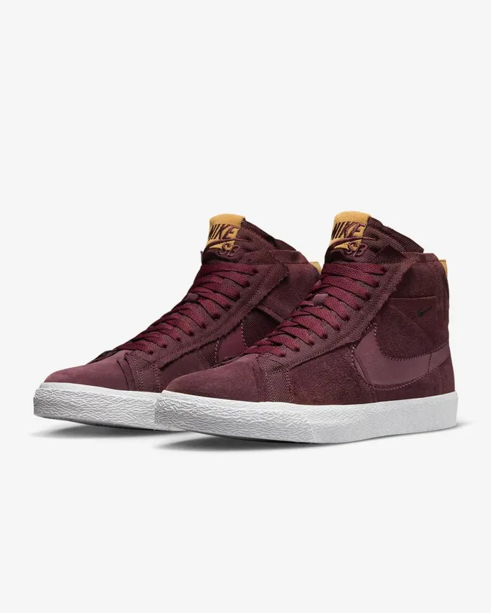 Men Nike All Shoes SB Zoom Blazer Mid Premium Night Maroonnight Maroonwhiterosewood
