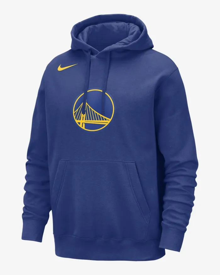 Men Nike Hoodies And Sweatshirts Golden State Warriors Club Rush Blue