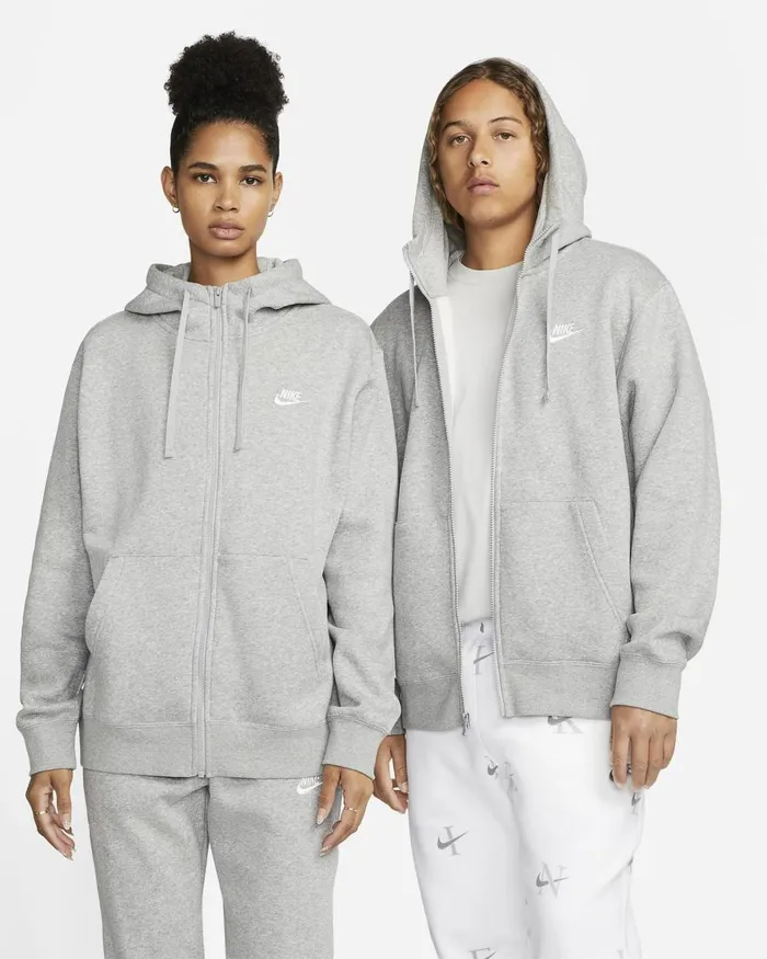 Men Nike Hoodies And Sweatshirts Sportswear Club Fleece Dark Grey Heathermatte Silverwhite Men Nike Hoodies And Sweatshirts Sportswear Club Fleece Dark Grey Heathermatte Silverwhite
