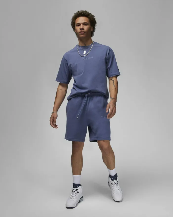 Men Nike Shorts Air Jordan Wordmark Diffused Blue