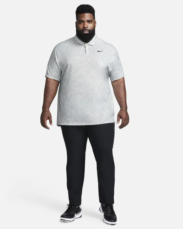 Men Nike Tops And TShirts Tiger Woods Light Smoke Greyblack