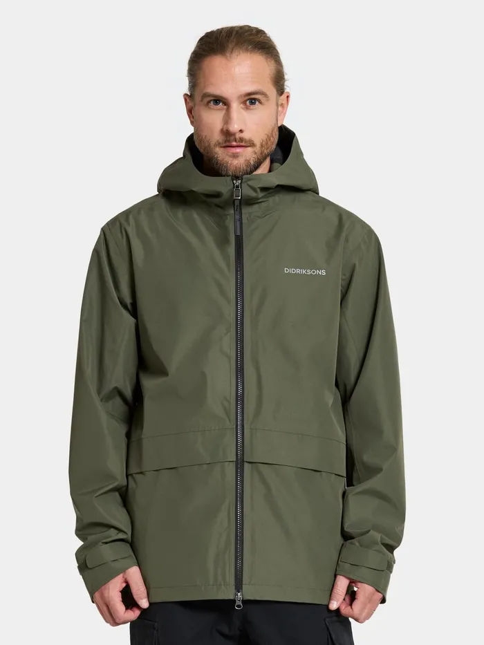 Men Nordic Jacket Deep Green Didriksons Spring Jackets