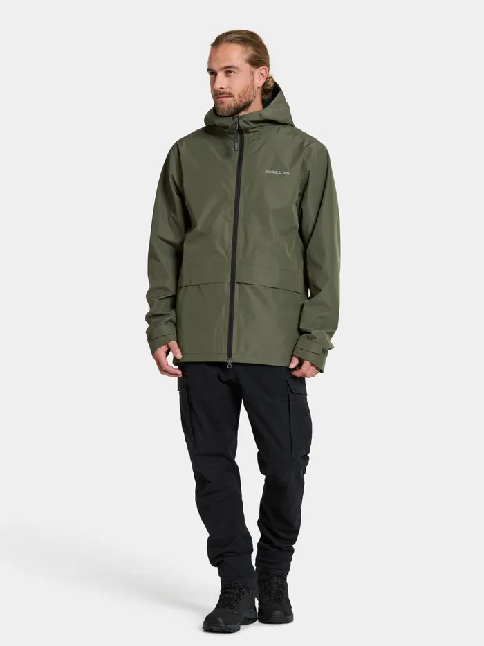Men Nordic Jacket Deep Green Didriksons Spring Jackets