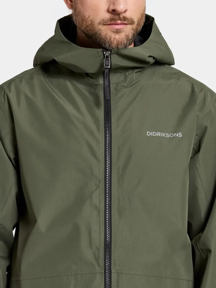 Men Nordic Jacket Deep Green Didriksons Spring Jackets