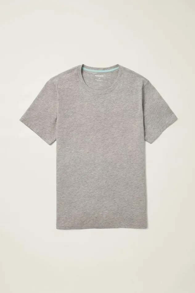 Men Organic Cotton Tee Heather Grey Bonobos Short Sleeve Tees