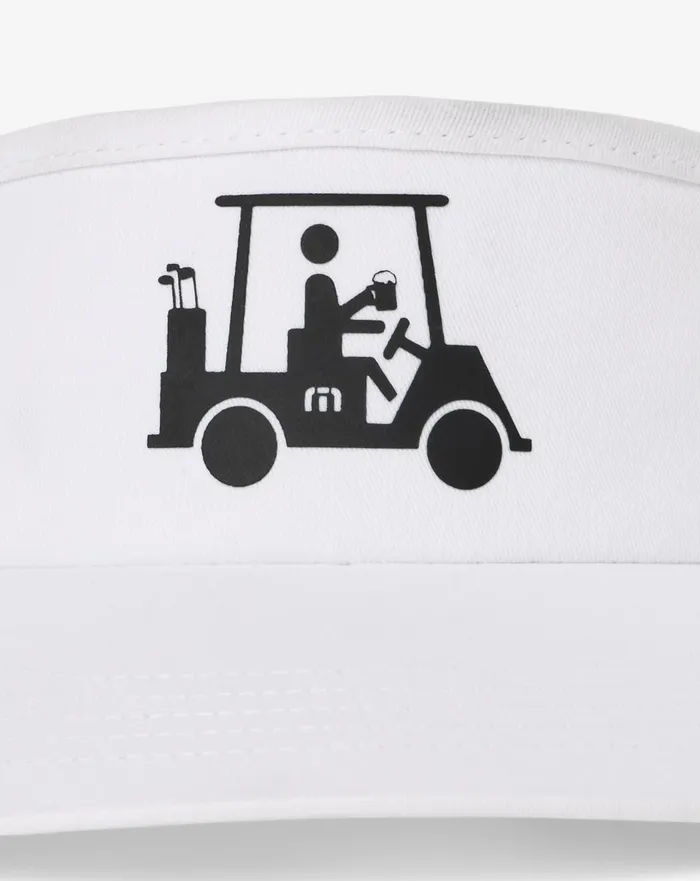 Men Other Hats TravisMathew MAPES VISOR White