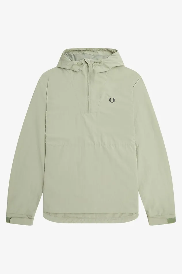 Men Overhead Shell Jacket Seagrass Fred Perry Coats and Jackets
