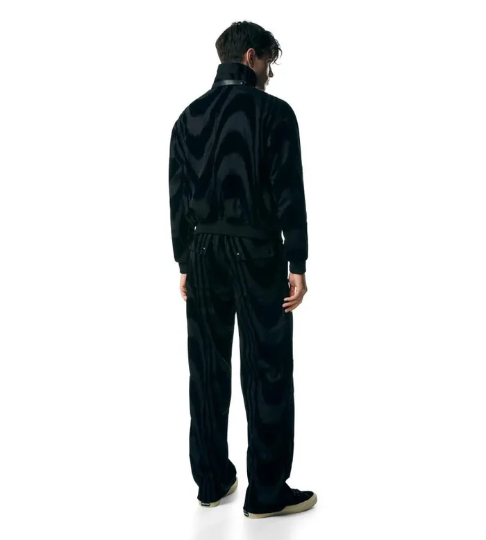 Men Pants and Shorts Tom Ford Flocked Wave Track Pant Combo Black Men Pants and Shorts Tom Ford Flocked Wave Track Pant Combo Black
