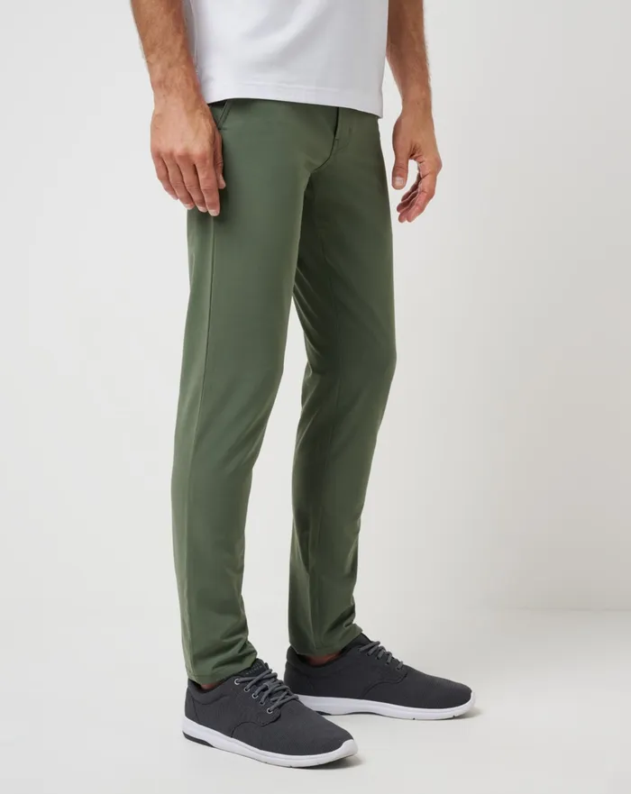 Men Pants TravisMathew OPEN TO CLOSE TECH CHINO PANT Thyme