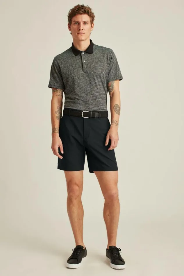 Men Performance Link Shorts Jet Black Bonobos Casual Shorts