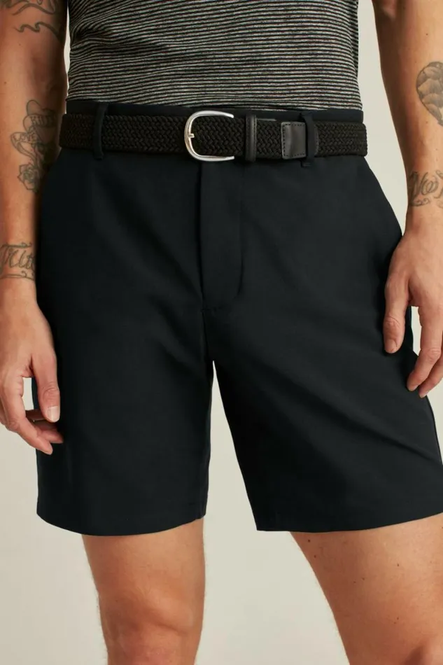 Men Performance Link Shorts Jet Black Bonobos Casual Shorts