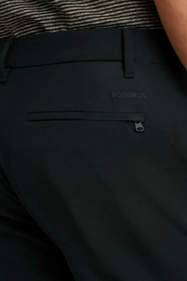 Men Performance Link Shorts Jet Black Bonobos Casual Shorts