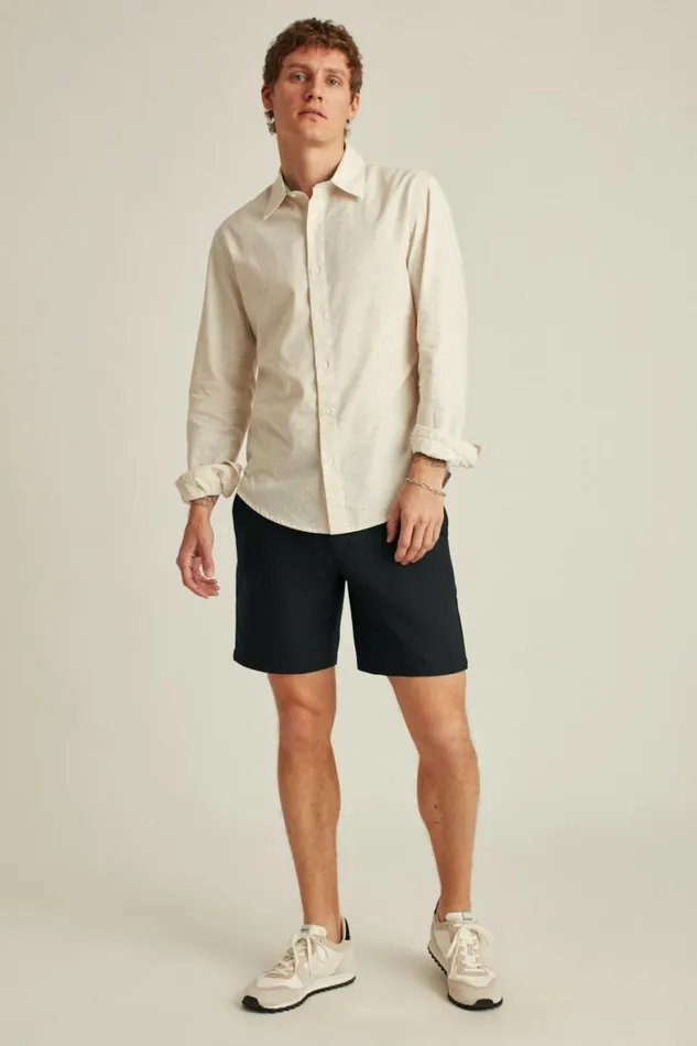 Men Performance Link Shorts Jet Black Bonobos Casual Shorts