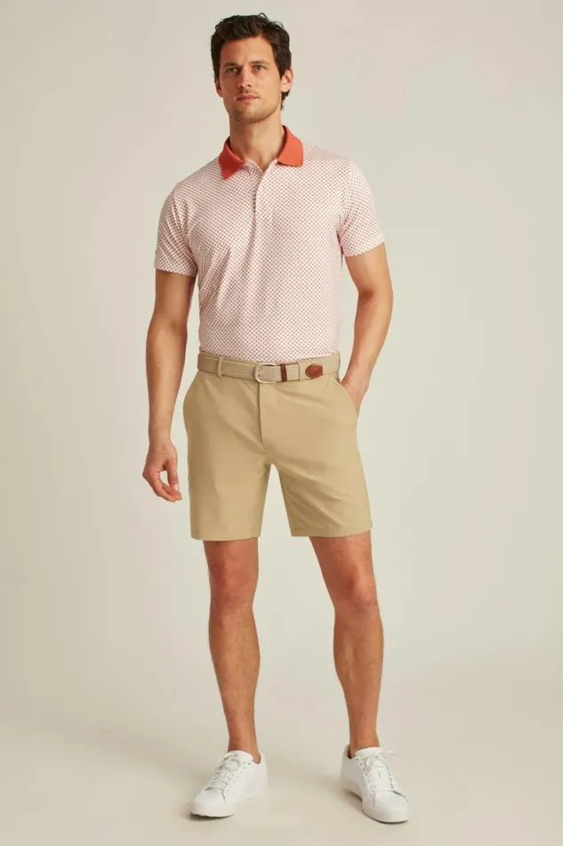 Men Performance Link Shorts Oak Khaki Bonobos Casual Shorts