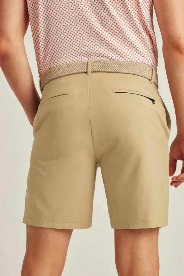 Men Performance Link Shorts Oak Khaki Bonobos Casual Shorts