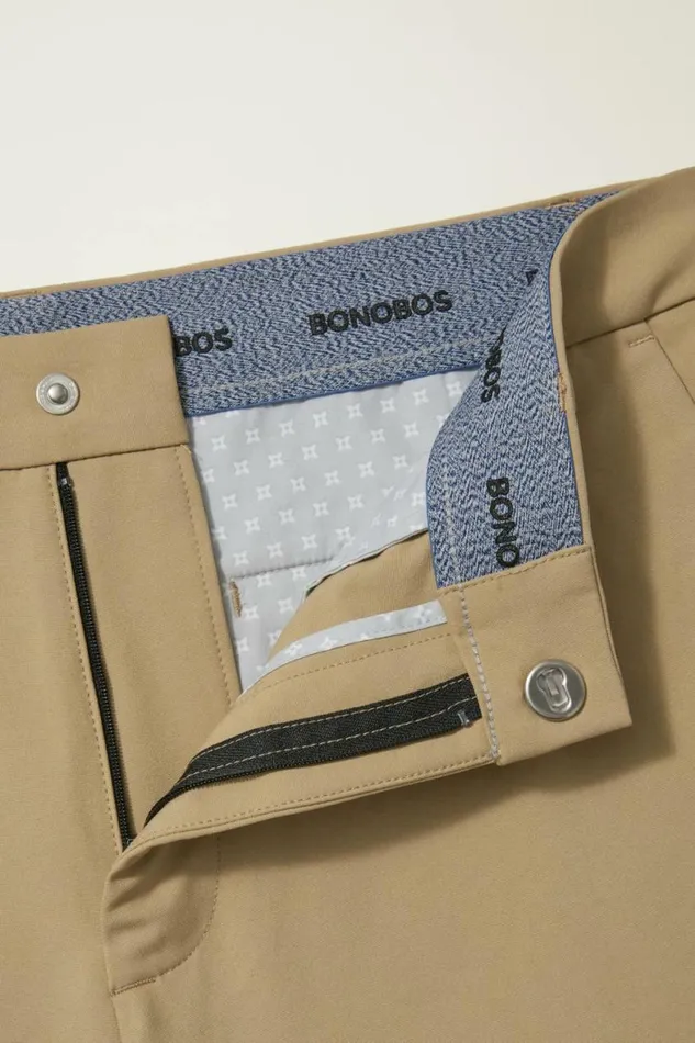 Men Performance Link Shorts Oak Khaki Bonobos Casual Shorts