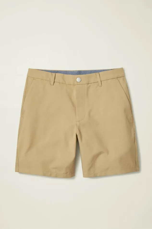 Men Performance Link Shorts Oak Khaki Bonobos Casual Shorts