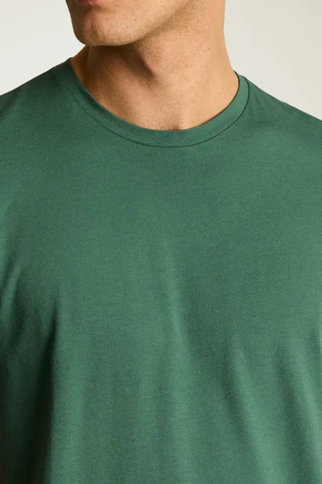 Men Pima Performance Tee Medium Green Bonobos Short Sleeve Tees