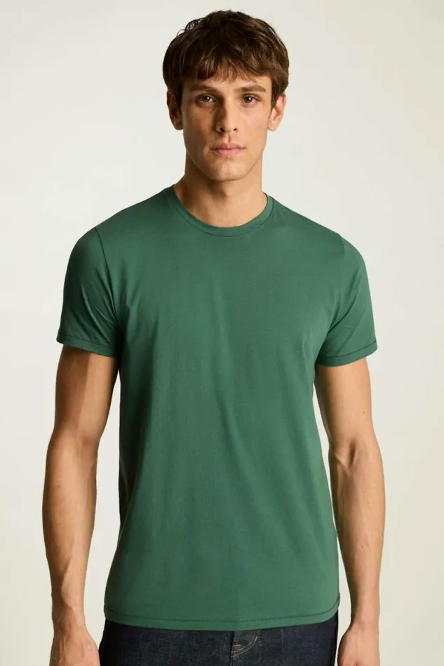 Men Pima Performance Tee Medium Green Bonobos Short Sleeve Tees