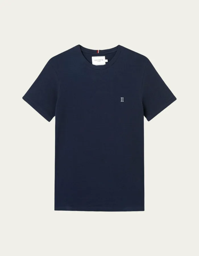 Men Pique TShirt 8211 Dark Navy Les Deux Tshirts