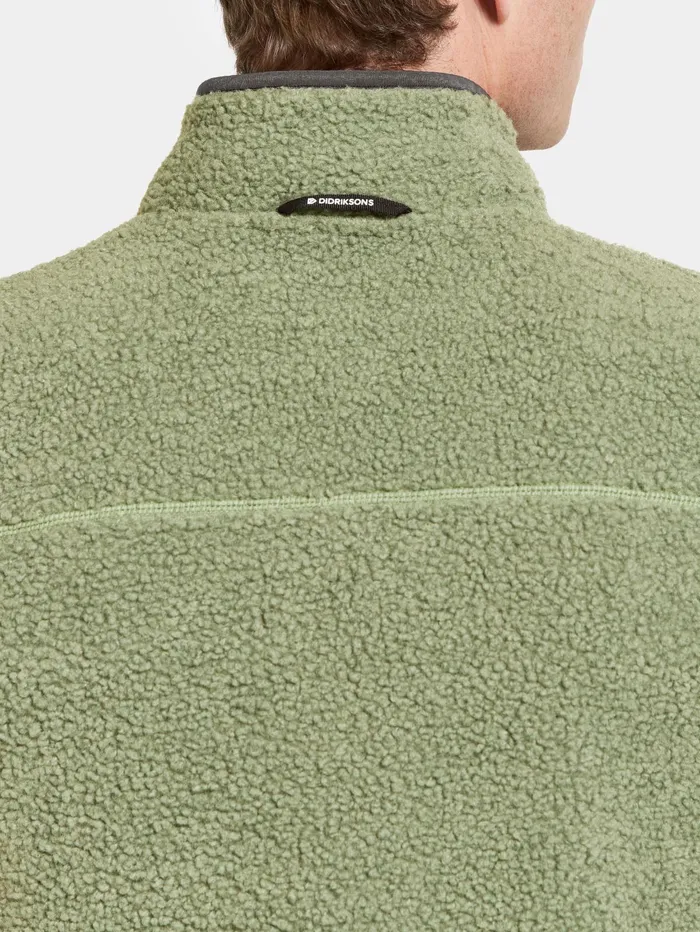 Men Pollux Vest Light Moss Didriksons Vests