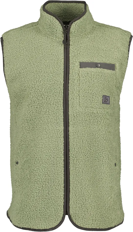 Men Pollux Vest Light Moss Didriksons Vests