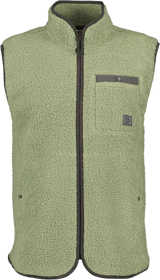 Men Pollux Vest Light Moss Didriksons Vests