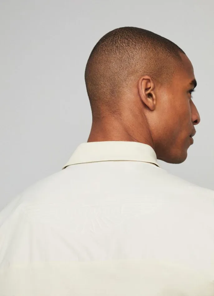 Men Polo Shirts Hackett London Aston Martin Slim Fit Polo Bone