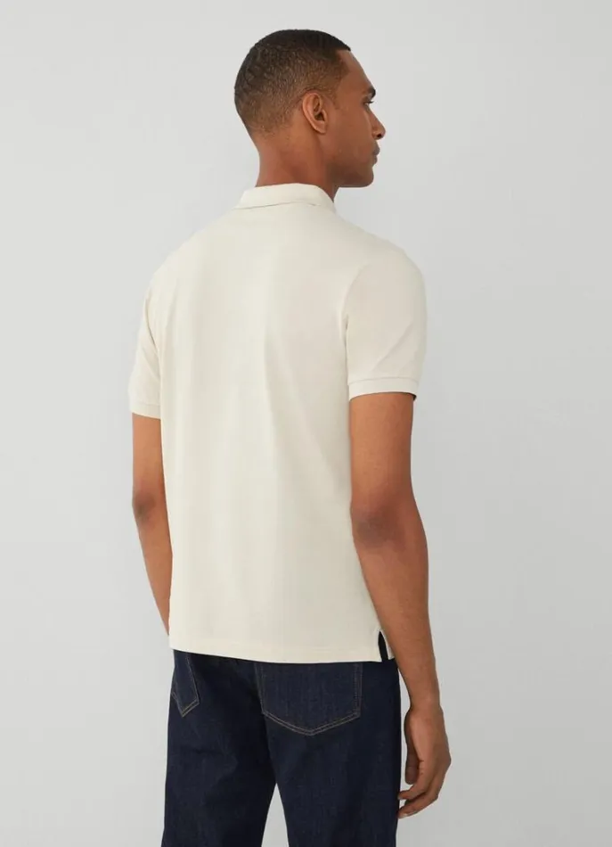 Men Polo Shirts Hackett London Slim Fit Pique Polo Shirt Shore