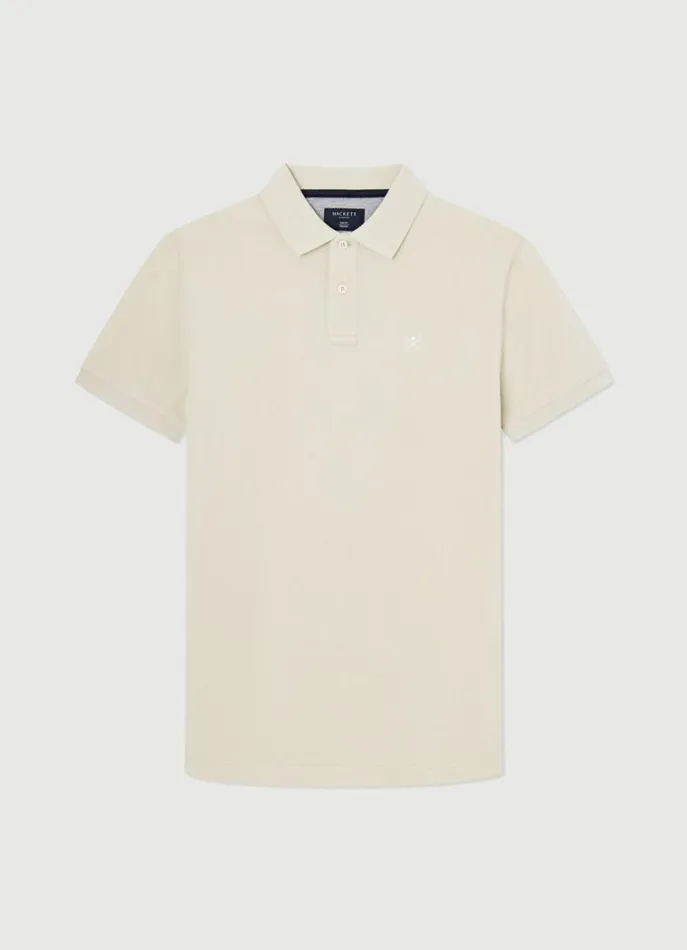 Men Polo Shirts Hackett London Slim Fit Pique Polo Shirt Shore