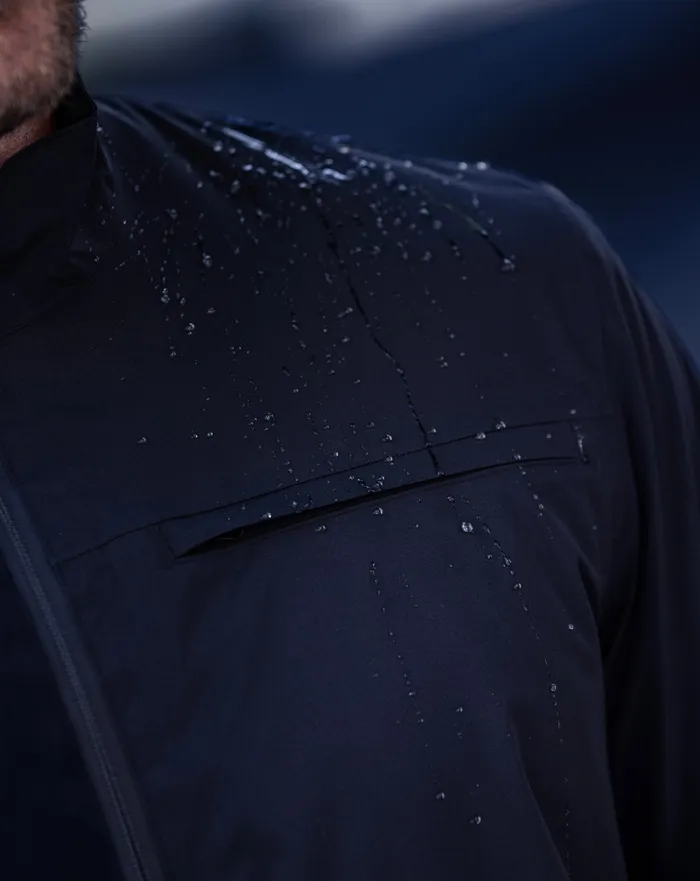 Men Quarter Zips TravisMathew ON COURSE JACKET Black