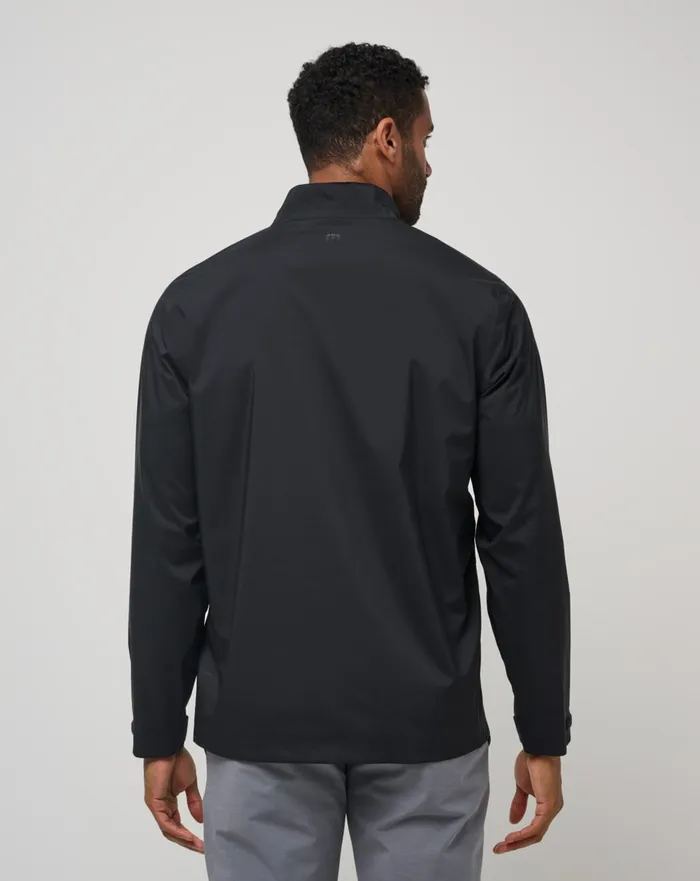 Men Quarter Zips TravisMathew ON COURSE JACKET Black