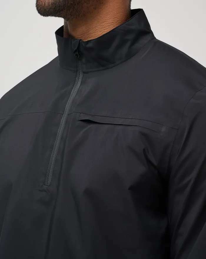 Men Quarter Zips TravisMathew ON COURSE JACKET Black