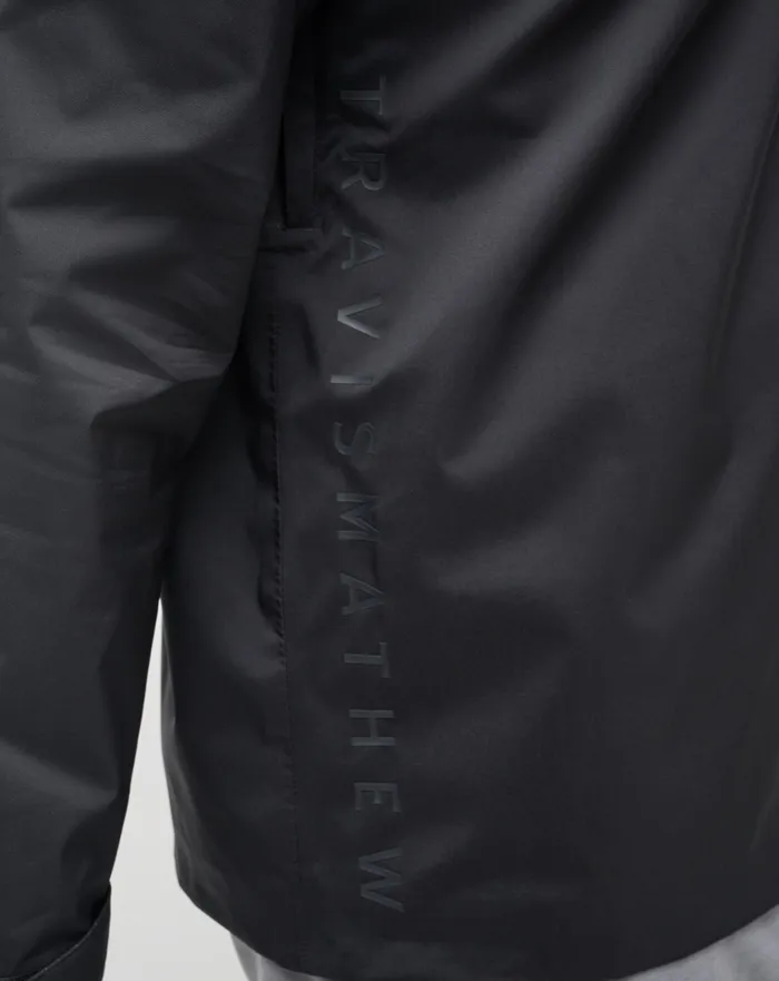 Men Quarter Zips TravisMathew ON COURSE JACKET Black