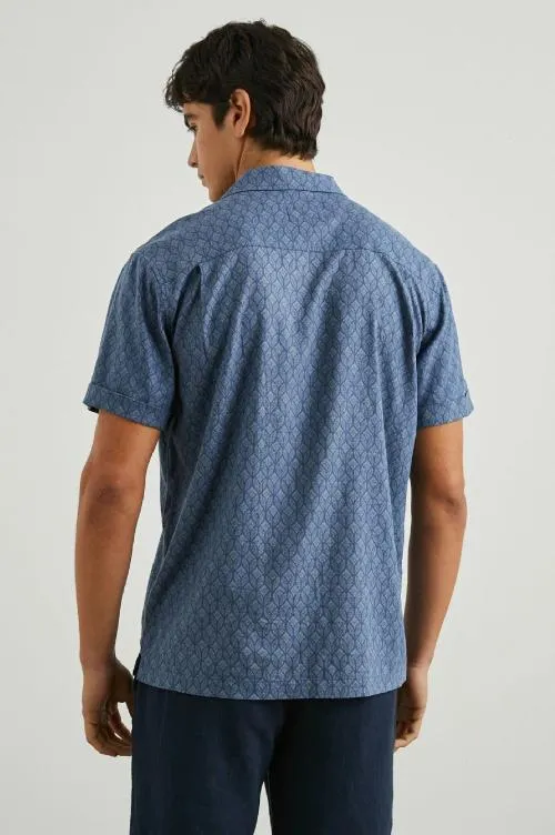 Men Rails Shirts Atlas Shirt Deco Wave Navy