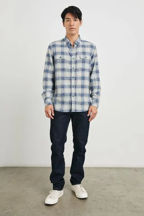 Men Rails Shirts Powell Shirt Paper Iris Men Rails Shirts Powell Shirt Paper Iris