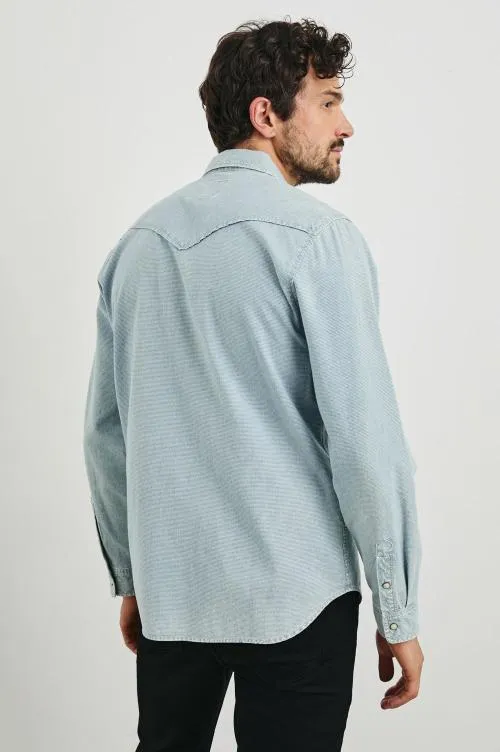 Men Rails Shirts Roy Shirt Sunfaded Indigo Men Rails Shirts Roy Shirt Sunfaded Indigo
