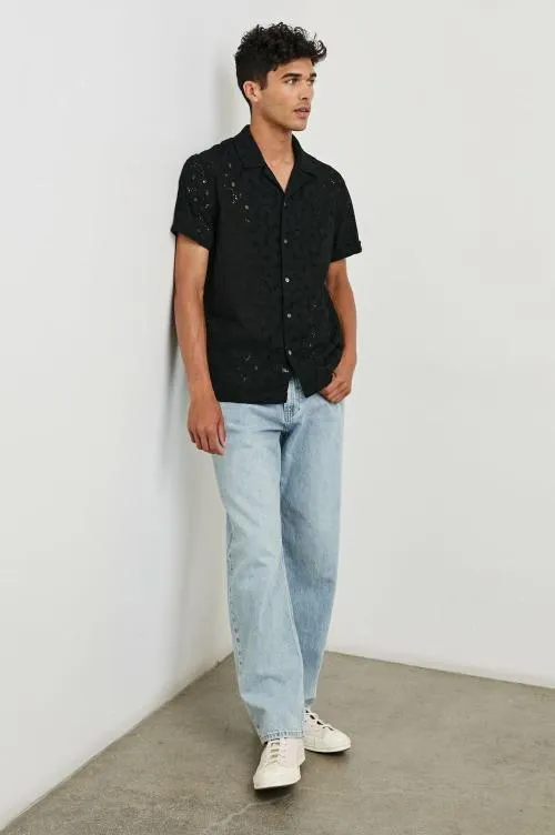 Men Rails Shirts Tyler Shirt Black Floral Men Rails Shirts Tyler Shirt Black Floral