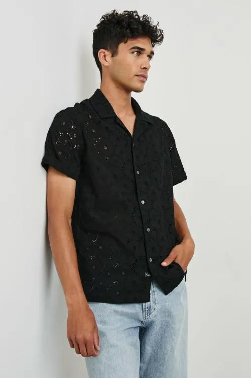Men Rails Shirts Tyler Shirt Black Floral Men Rails Shirts Tyler Shirt Black Floral