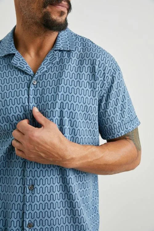 Men Rails Shirts Waimea Shirt Wishbone Blues