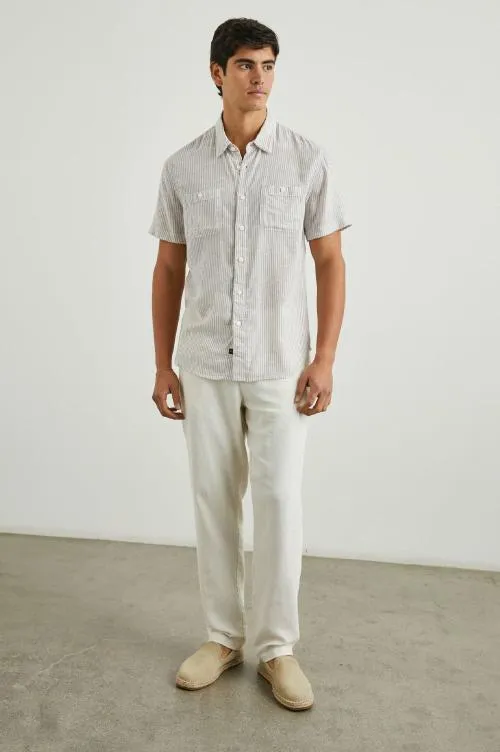 Men Rails Shirts Walker Shirt Ghurka White Railroad