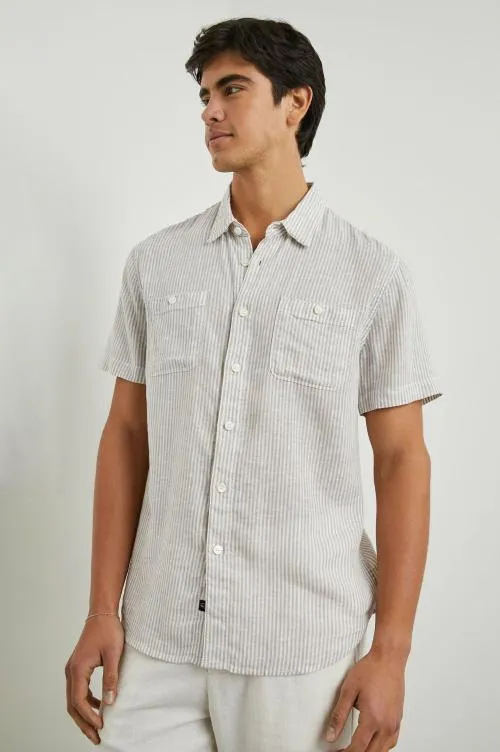 Men Rails Shirts Walker Shirt Ghurka White Railroad