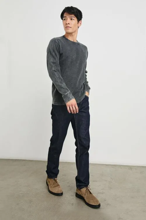 Men Rails TShirts and Polos Rheese Thermal Washed Black Men Rails TShirts and Polos Rheese Thermal Washed Black