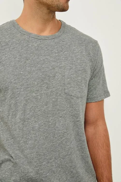 Men Rails TShirts and Polos Skipper Tshirt Heather Grey