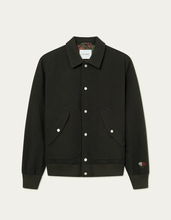 Men Rhett Varsity Jacket 8211 Rosin Les Deux JacketsCoats