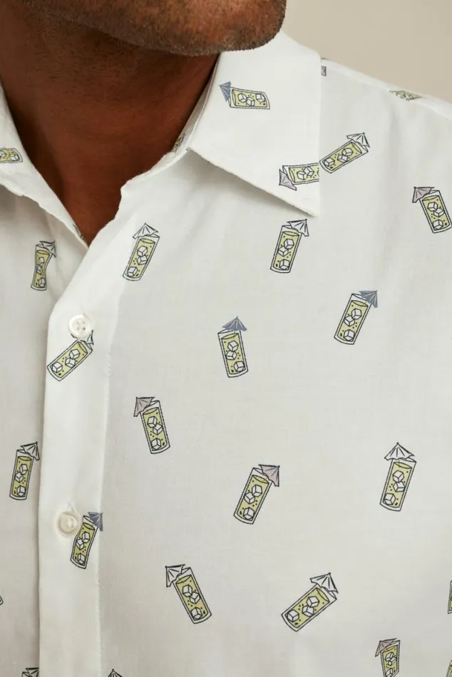 Men Riviera Short Sleeve Shirt Lemonade Stand Bonobos Short Sleeve Shirts